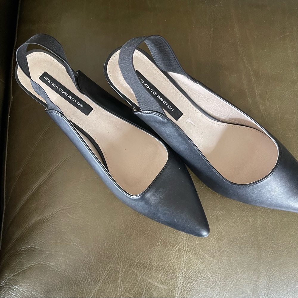 French Connection - Slingback Kitten Heels